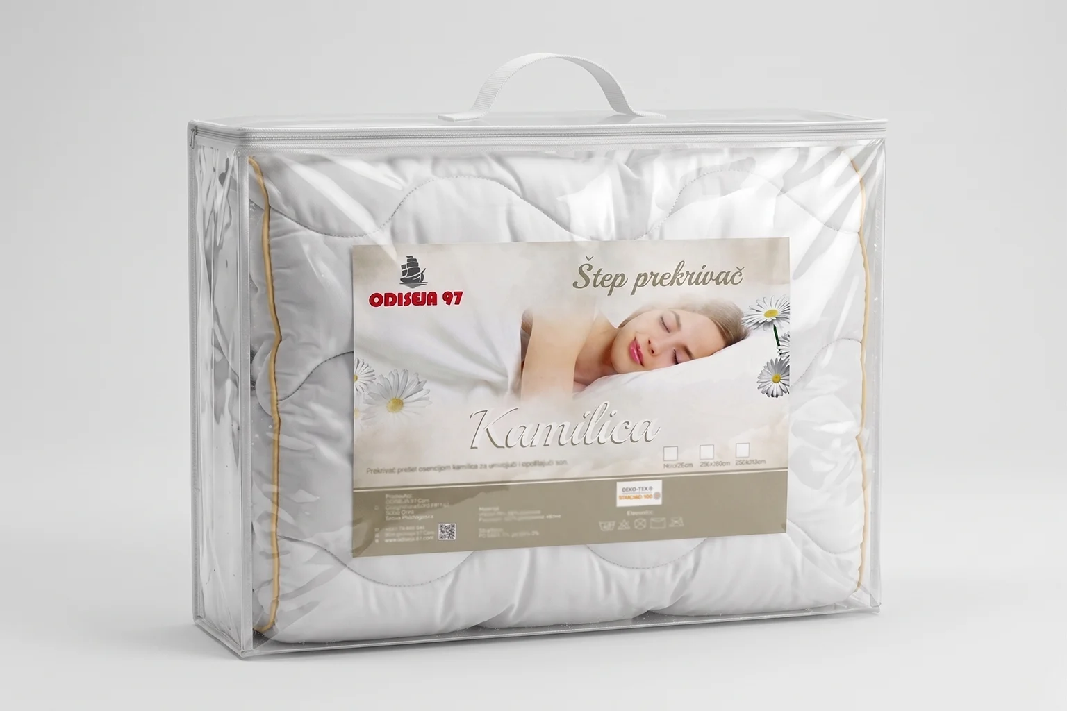 Štep prekrivač Kamilica 400g