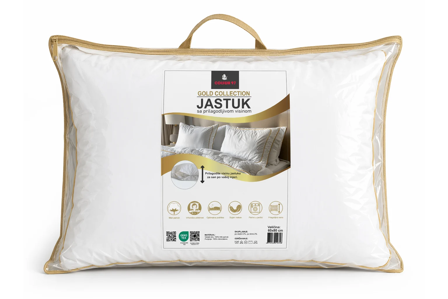 Jastuk Pamuk Gold