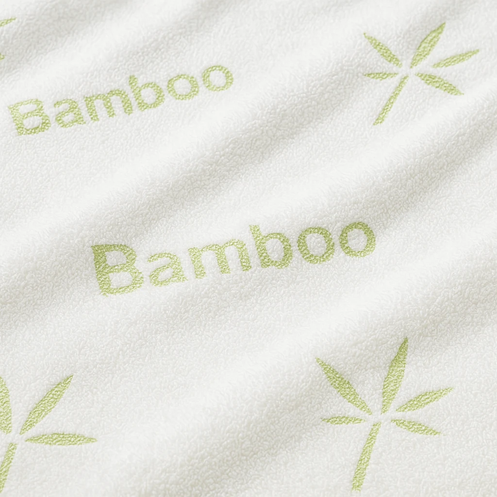 Bambus zaštita za madrac — tekstura tkanine