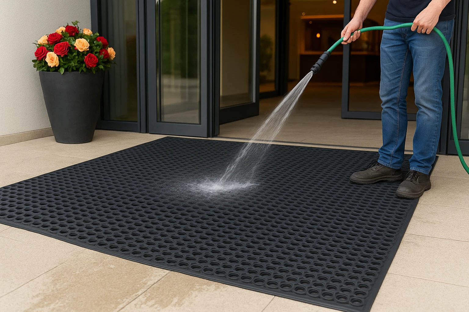 Održavanje: ispiranje vodom, metla ili usisavač