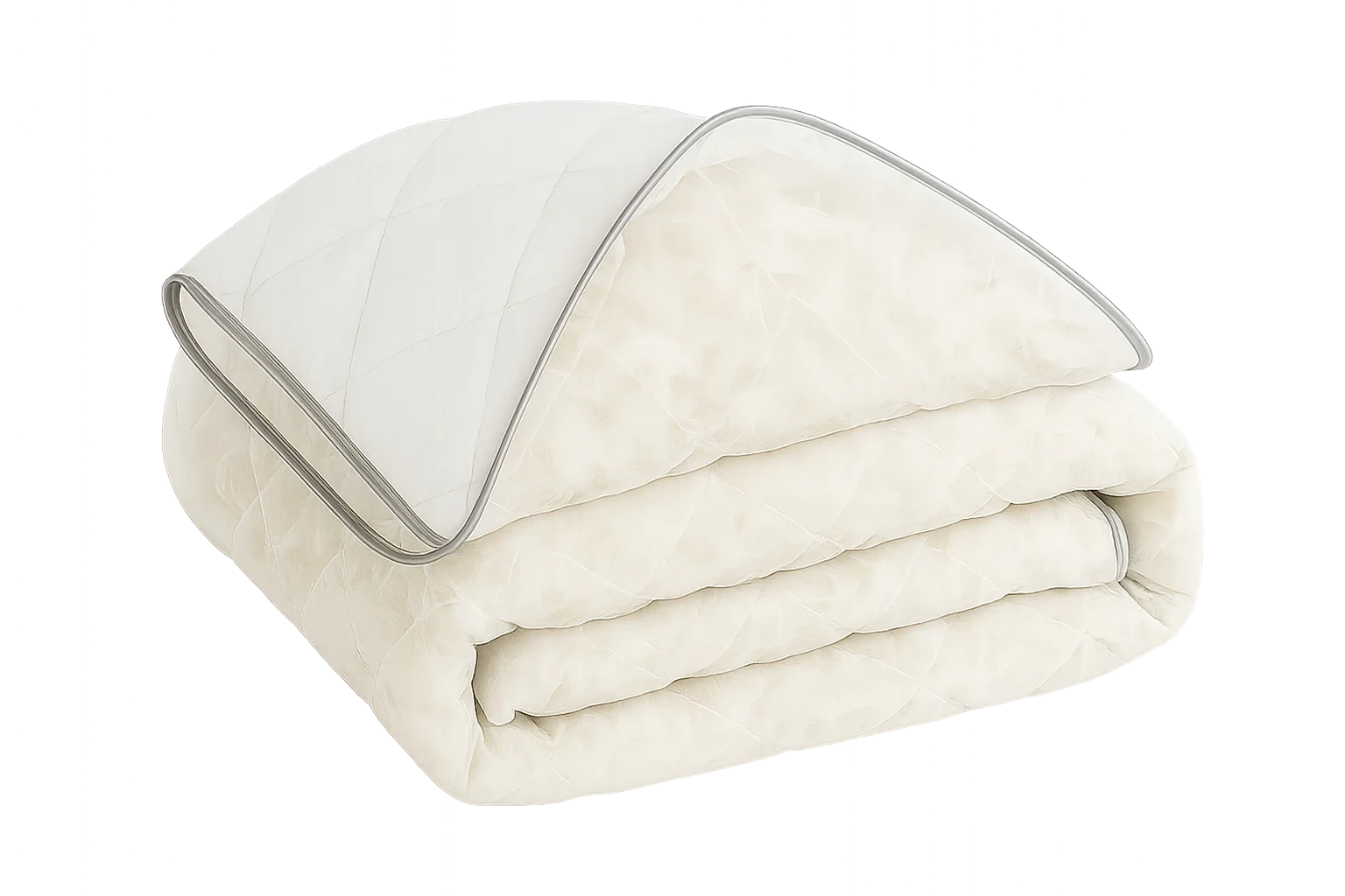 Silver jorgan — iznutra (punjenje imitacija perja)