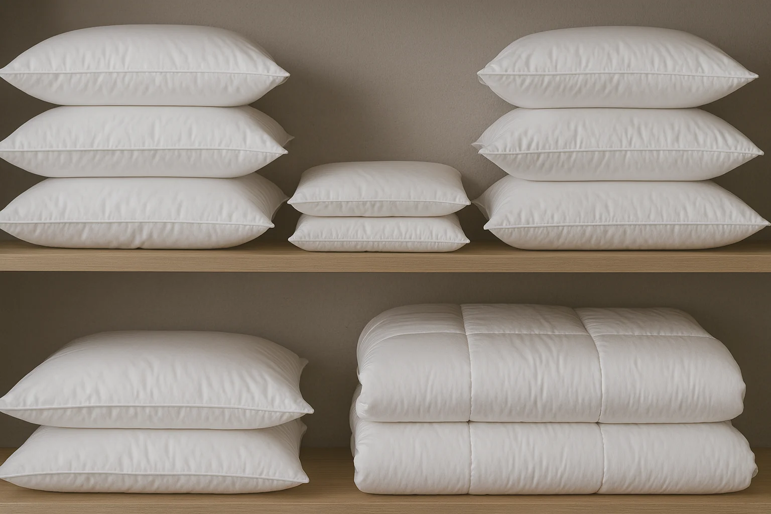 Jastuci i jorgani — izloženi modeli